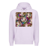 Lilac merino ram tie dye tumbler Premium Hoodie - BarkalooDesign