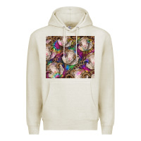 Oatmeal Heather merino ram tie dye tumbler Premium Hoodie - BarkalooDesign