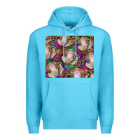 Ocean Blue merino ram tie dye tumbler Premium Hoodie - BarkalooDesign