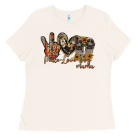 Bone peace love dog mama Ladies Tee - RacoonDesign
