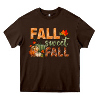 Chocolate Brown fall sweet fall Heavy Core Tee - BundleAndBundleShop