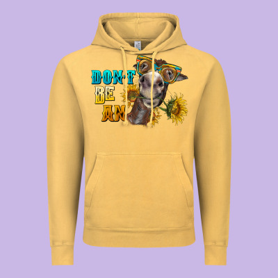 Don't Be An Ass Donkey Vintage Hoodie Designed By Barkaloodesign