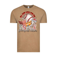 Vintage Coffee i am just here for the snack baseball sister Vintage Tee - RacoonDesign