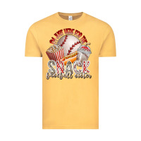 Vintage Mustard i am just here for the snack baseball sister Vintage Tee - RacoonDesign