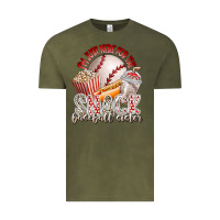 Vintage Olive i am just here for the snack baseball sister Vintage Tee - RacoonDesign