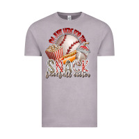 Vintage Zinc i am just here for the snack baseball sister Vintage Tee - RacoonDesign