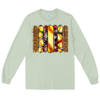 Matcha softball serape leopard cowhide glitter brushstrokes Long Sleeve Tee - Artiststas