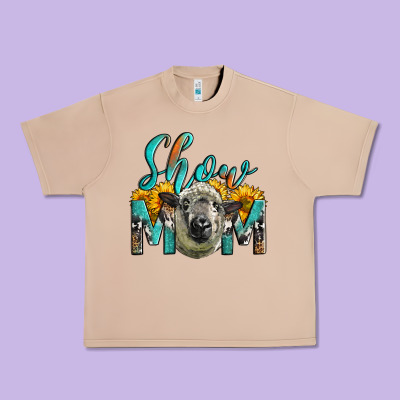 Western Show Mom Sheep Urban Heavy Tee Designed By Lillyallendesigns