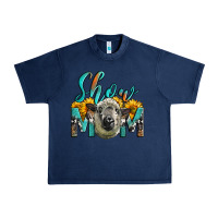 Navy Western Show Mom Sheep Urban Heavy Tee - LillyAllenDesigns