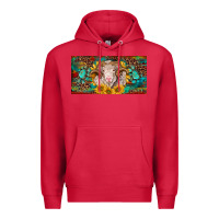 Cardinal merino ram license plate Premium Hoodie - BarkalooDesign
