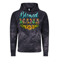 Cloud Black blessed mama Vintage Hoodie - BarkalooDesign