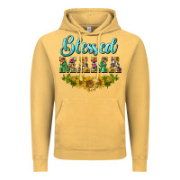 Vintage Mustard blessed mama Vintage Hoodie - BarkalooDesign