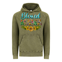 Vintage Olive blessed mama Vintage Hoodie - BarkalooDesign