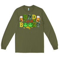 Army Green bad and boozy wıth beer and coins Long Sleeve Tee - Artiststas