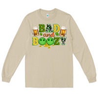 Mushroom bad and boozy wıth beer and coins Long Sleeve Tee - Artiststas