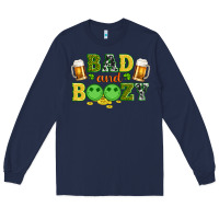 Navy bad and boozy wıth beer and coins Long Sleeve Tee - Artiststas