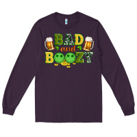 Plum bad and boozy wıth beer and coins Long Sleeve Tee - Artiststas
