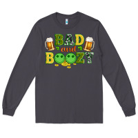 Smoke bad and boozy wıth beer and coins Long Sleeve Tee - Artiststas