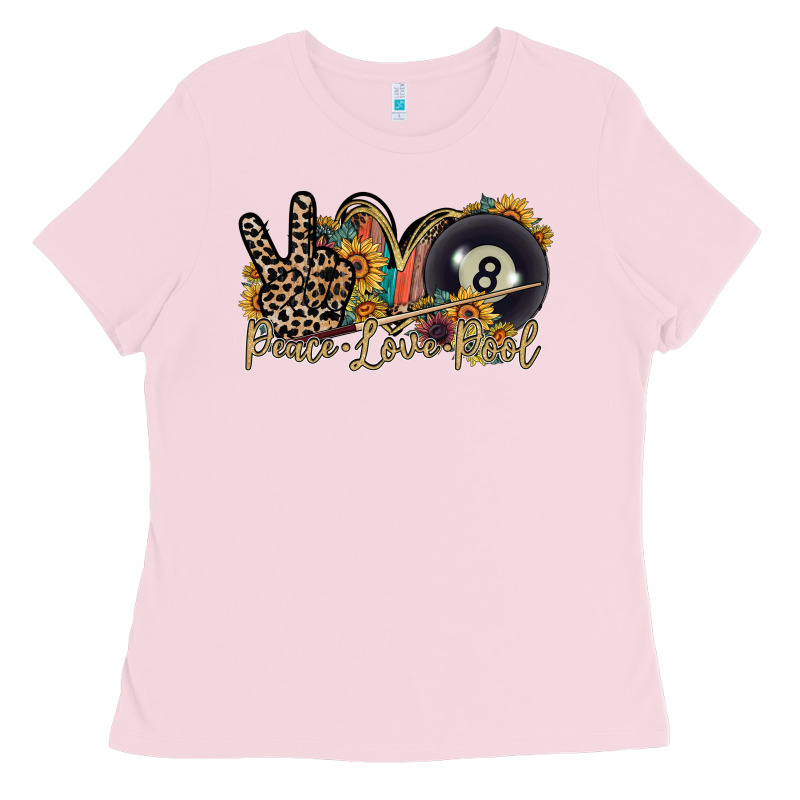 Peace Love Pool Ladies Tee by RacoonDesign | Teevron