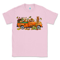 Bubblegum Pink thanksgiving truck with gnome bbs Classic Tee - BundleAndBundleShop