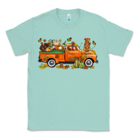 Seafoam thanksgiving truck with gnome bbs Classic Tee - BundleAndBundleShop