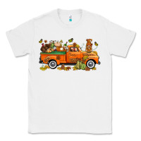 White thanksgiving truck with gnome bbs Classic Tee - BundleAndBundleShop