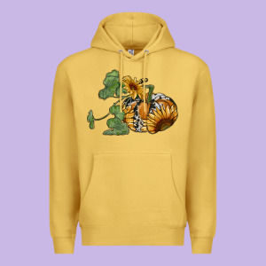 Sunflower Pumpkin Premium Hoodie Designed By Ranaportraitstore