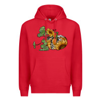 Red sunflower pumpkin Premium Hoodie - RanaPortraitStore