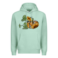 Seafoam sunflower pumpkin Premium Hoodie - RanaPortraitStore