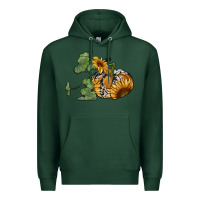 Sports Green sunflower pumpkin Premium Hoodie - RanaPortraitStore