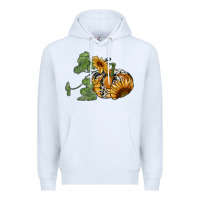 White sunflower pumpkin Premium Hoodie - RanaPortraitStore