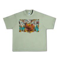 Oil Green chicken mom Urban Heavy Tee - LillyAllenDesigns