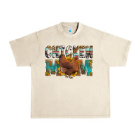 Sandshell chicken mom Urban Heavy Tee - LillyAllenDesigns