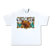 White chicken mom Urban Heavy Tee - LillyAllenDesigns