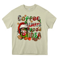 Mossy coffee is always a good idea Heavy Core Tee - FaDigitalArtStudio