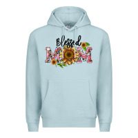 Blue Mist blessed mom Premium Hoodie - BarkalooDesign