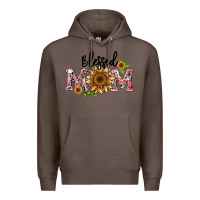 Coffee blessed mom Premium Hoodie - BarkalooDesign