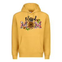 Mustard blessed mom Premium Hoodie - BarkalooDesign
