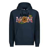 Navy blessed mom Premium Hoodie - BarkalooDesign