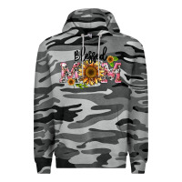 Slate Camo blessed mom Premium Hoodie - BarkalooDesign