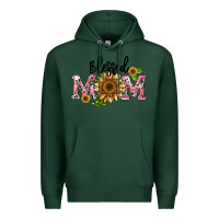Sports Green blessed mom Premium Hoodie - BarkalooDesign