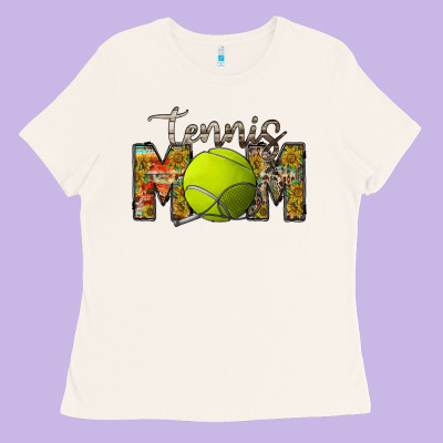 Tennis Mom Ladies Tee Designed By Racoondesign