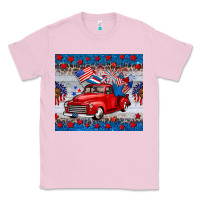 Bubblegum Pink american truck 4th of july tumbler Classic Tee - BarkalooDesign