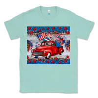 Seafoam american truck 4th of july tumbler Classic Tee - BarkalooDesign