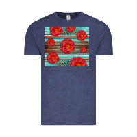 Vintage Denim Western Roses Vintage Tee - LillyAllenDesigns