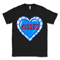 Black valentine's day hearts Classic Tee - FaDigitalArtStudio