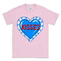 Bubblegum Pink valentine's day hearts Classic Tee - FaDigitalArtStudio