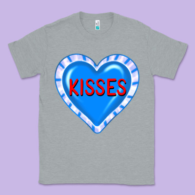 Valentine's Day Hearts Classic Tee Designed By Fadigitalartstudio