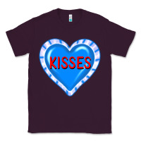 Plum valentine's day hearts Classic Tee - FaDigitalArtStudio
