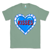 Sage valentine's day hearts Classic Tee - FaDigitalArtStudio